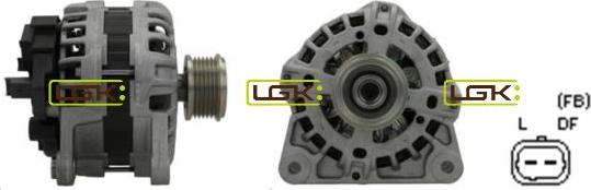 LGK 442700 - Генератор autospares.lv