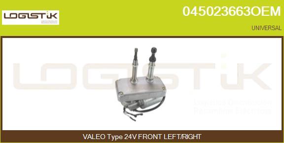 LGK 045023663OEM - Двигатель стеклоочистителя autospares.lv