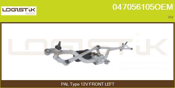 LGK 047056105OEM - Система очистки окон autospares.lv