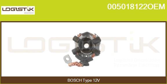 LGK 005018122OEM - Кронштейн, угольная щетка autospares.lv