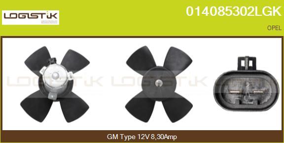 LGK 014085302LGK - Вентилятор, охлаждение двигателя autospares.lv