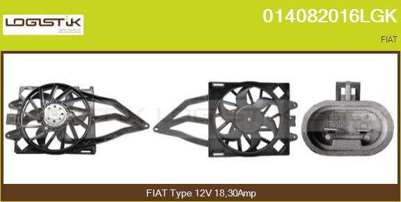 LGK 014082016LGK - Электродвигатель, вентилятор радиатора autospares.lv