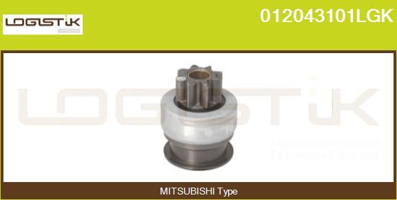 LGK 012043101LGK - Ведущая шестерня, бендикс, стартер autospares.lv