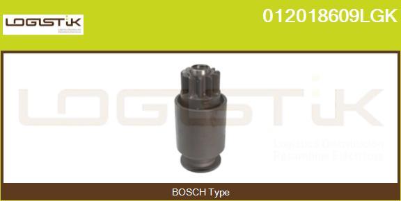 LGK 012018609LGK - Ведущая шестерня, бендикс, стартер autospares.lv