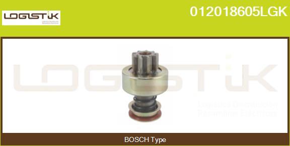 LGK 012018605LGK - Ведущая шестерня, бендикс, стартер autospares.lv