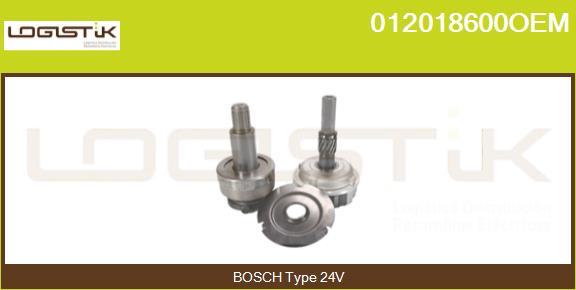 LGK 012018600OEM - Ведущая шестерня, бендикс, стартер autospares.lv