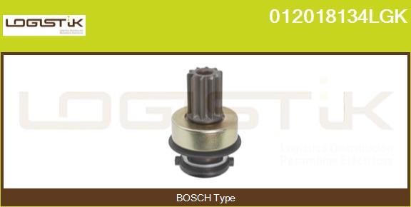 LGK 012018134LGK - Ведущая шестерня, бендикс, стартер autospares.lv