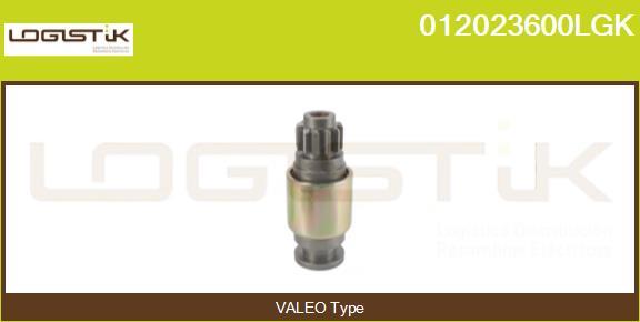 LGK 012023600LGK - Ведущая шестерня, бендикс, стартер autospares.lv