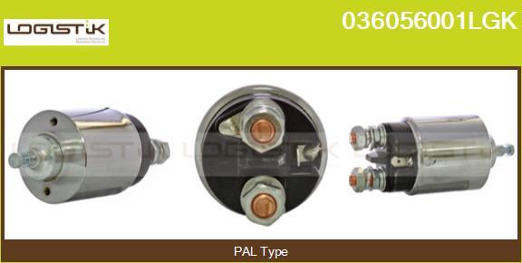 LGK 036056001LGK - Тяговое реле, соленоид, стартер autospares.lv