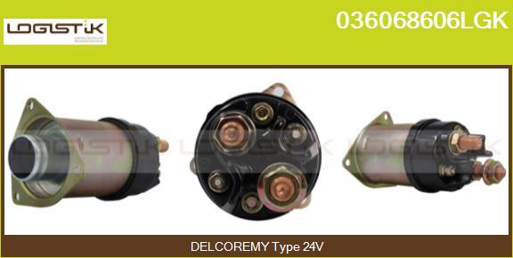 LGK 036068606LGK - Тяговое реле, соленоид, стартер autospares.lv