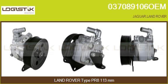 LGK 037089106OEM - Гидравлический насос, рулевое управление, ГУР autospares.lv