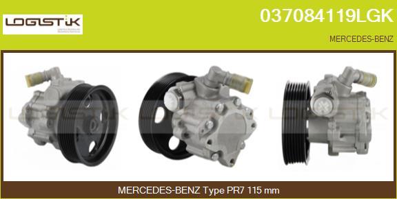 LGK 037084119LGK - Гидравлический насос, рулевое управление, ГУР autospares.lv