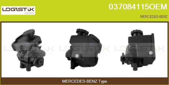 LGK 037084115OEM - Гидравлический насос, рулевое управление, ГУР autospares.lv