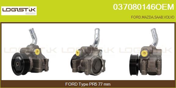 LGK 037080146OEM - Гидравлический насос, рулевое управление, ГУР autospares.lv