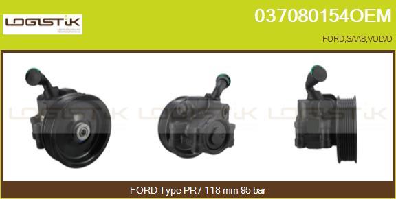 LGK 037080154OEM - Гидравлический насос, рулевое управление, ГУР autospares.lv