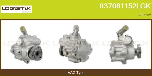 LGK 037081152LGK - Гидравлический насос, рулевое управление, ГУР autospares.lv