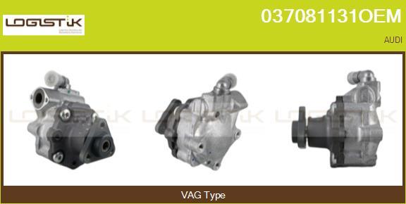 LGK 037081131OEM - Гидравлический насос, рулевое управление, ГУР autospares.lv