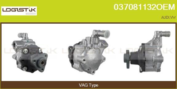 LGK 037081132OEM - Гидравлический насос, рулевое управление, ГУР autospares.lv