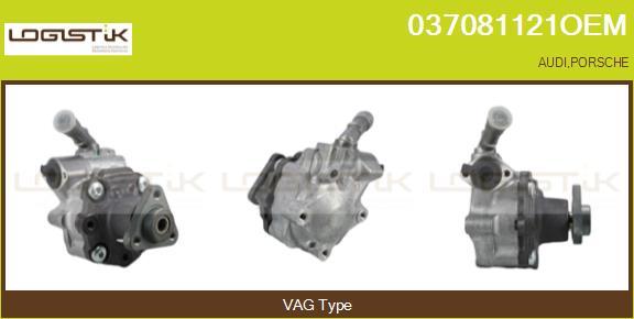 LGK 037081121OEM - Гидравлический насос, рулевое управление, ГУР autospares.lv