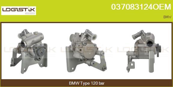 LGK 037083124OEM - Гидравлический насос, рулевое управление, ГУР autospares.lv