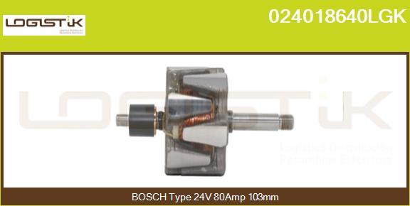 LGK 024018640LGK - Ротор, генератор autospares.lv