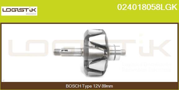 LGK 024018058LGK - Ротор, генератор autospares.lv