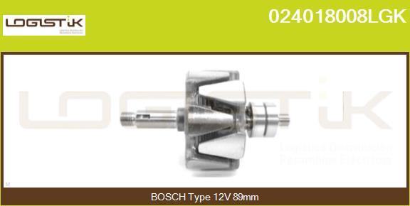 LGK 024018008LGK - Ротор, генератор autospares.lv