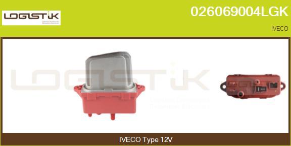 LGK 026069004LGK - Сопротивление, реле, вентилятор салона autospares.lv