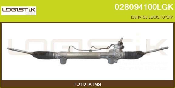 LGK 028094100LGK - Рулевой механизм, рейка autospares.lv