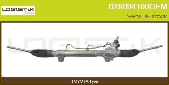 LGK 028094100OEM - Рулевой механизм, рейка autospares.lv