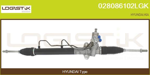 LGK 028086102LGK - Рулевой механизм, рейка autospares.lv