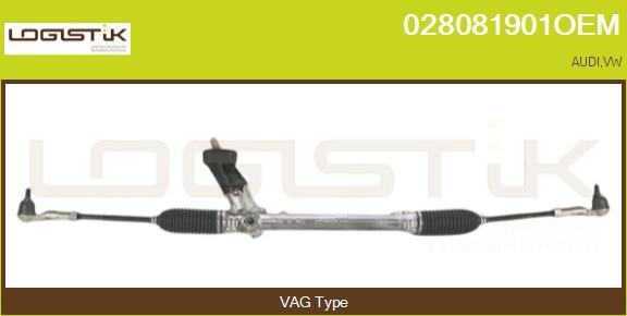 LGK 028081901OEM - Рулевой механизм, рейка autospares.lv