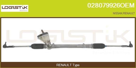 LGK 028079926OEM - Рулевой механизм, рейка autospares.lv