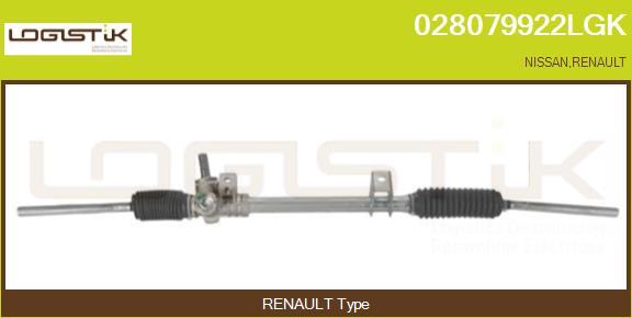 LGK 028079922LGK - Рулевой механизм, рейка autospares.lv