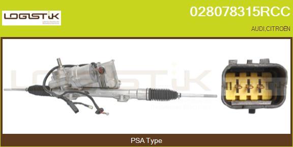 LGK 028078315RCC - Рулевой механизм, рейка autospares.lv