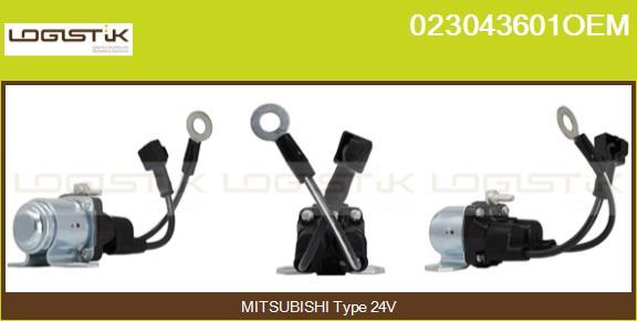 LGK 023043601OEM - Реле, стартер autospares.lv