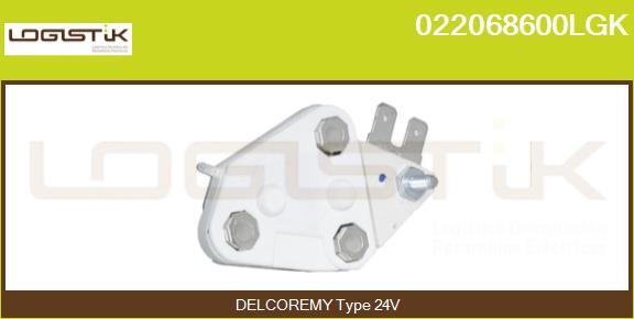 LGK 022068600LGK - Регулятор напряжения, генератор autospares.lv