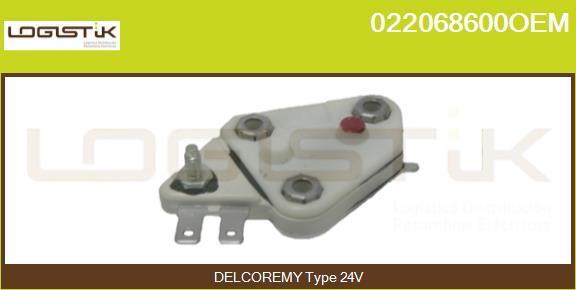 LGK 022068600OEM - Регулятор напряжения, генератор autospares.lv