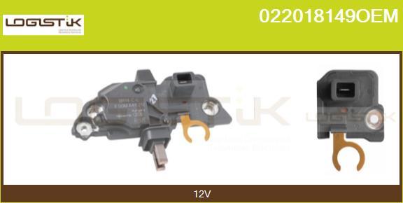 LGK 022018149OEM - Регулятор напряжения, генератор autospares.lv