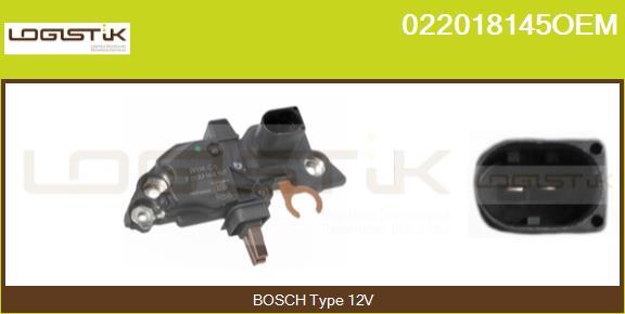 LGK 022018145OEM - Регулятор напряжения, генератор autospares.lv