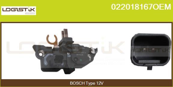 LGK 022018167OEM - Регулятор напряжения, генератор autospares.lv