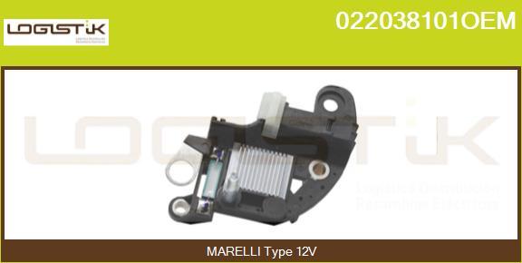 LGK 022038101OEM - Регулятор напряжения, генератор autospares.lv