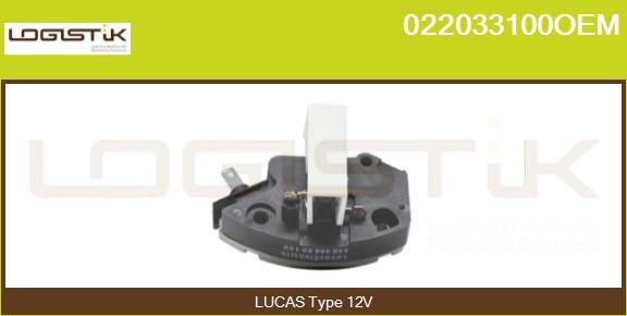 LGK 022033100OEM - Регулятор напряжения, генератор autospares.lv