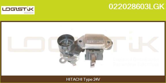 LGK 022028603LGK - Регулятор напряжения, генератор autospares.lv