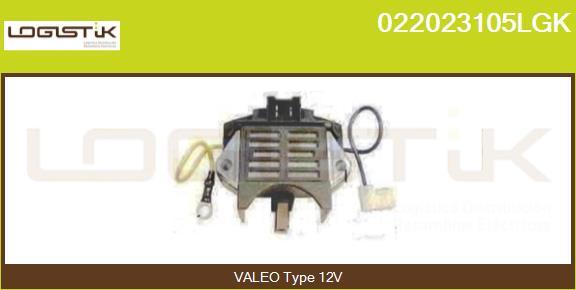 LGK 022023105LGK - Регулятор напряжения, генератор autospares.lv