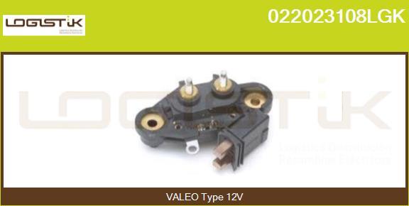 LGK 022023108LGK - Регулятор напряжения, генератор autospares.lv