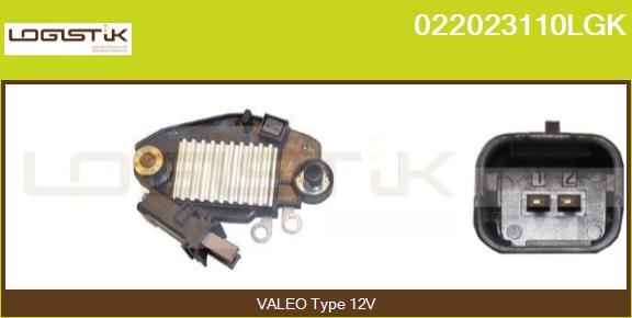 LGK 022023110LGK - Регулятор напряжения, генератор autospares.lv