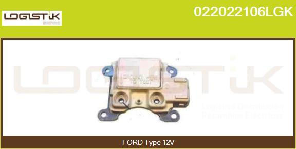 LGK 022022106LGK - Регулятор напряжения, генератор autospares.lv