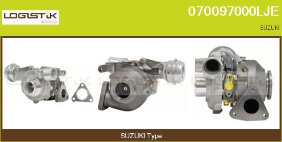 LGK 070097000LJE - Турбина, компрессор autospares.lv