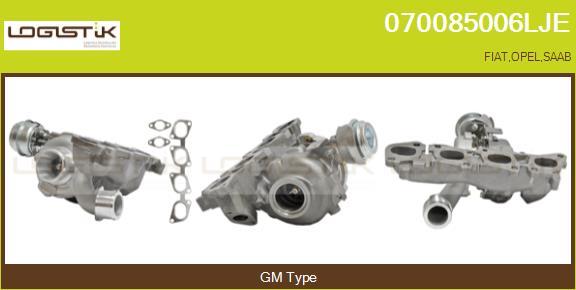 LGK 070085006LJE - Турбина, компрессор autospares.lv